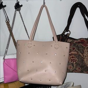 Elegant Beige Tote Bag